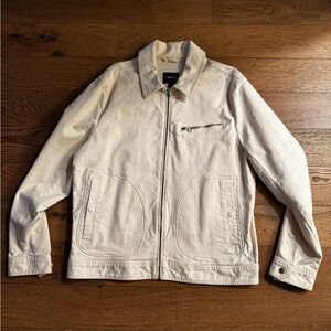 Heavy Linen Zip Jacket